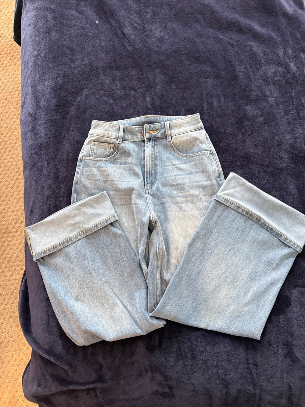 Halara Women’s Cuffed Jeans - TALL size